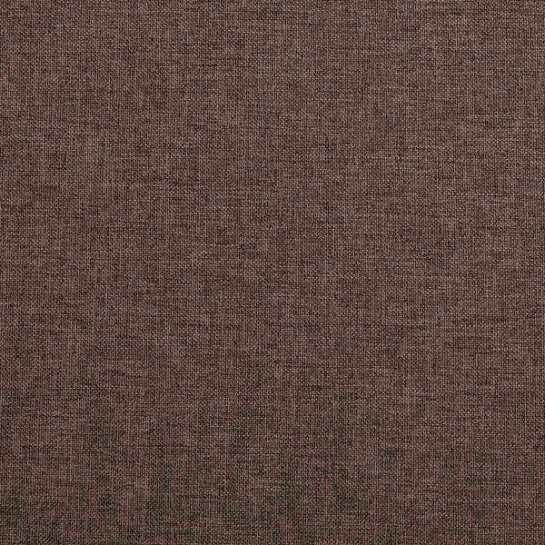 Gardiner i gråbrun lin-design 140x245 cm lystette med kroker, 2 stk - Bilde 2